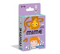 Jeu de Mimes 50 Cartes sans Lecture à Mimer en Famille Enfant Dès 4 Ans | Grimaces actions et animaux bien rigolos à deviner ensemble ou à la maternelle | activité corporelle amusante | cadeau