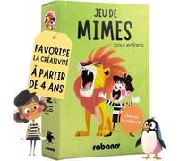 Jeu de mimes pour Enfants Jeu éducatif et Cadeau pour Filles et garçons Jeux à partir de 4, 5, 6, 7, 8, 9 Ans Cadeaux pour Enfants Jeu Plein air