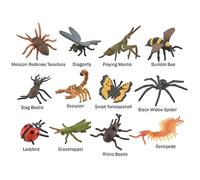 Jeu de mini insectes Collecta - 12 pièces - pour enfants de 3 ans et plus