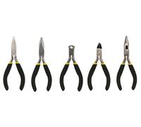 Toolland Ensemble de pinces miniatures, 5 pièces, pour un travail fin et précis