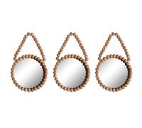 Jeu de miroirs Home ESPRIT naturel Scandi 15 x 1 x 24 cm (3 pièces)