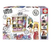 Educa - Jeu de stylisme My Model Doll Design Atelier - Armoire, mannequin, plus de 300 looks