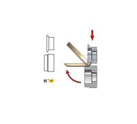 JEU DE MOLETTES N° 6 DE SOYAGE POUR BORDEUSE SB3 - JOUANEL INDUSTRIE - SB3MOL6