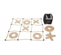 Jeu de morpion - Morpion géant - Bois de haute qualité - Version géante - Dès 6 ans