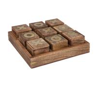 Jeu De Morpion Oscar 23x23 Beige - Atmosphera