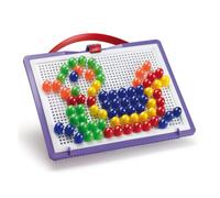Quercetti Jeu de mosaïque Fantacolor Portable – Jouet éducatif enfant, motricité fine