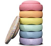 Jeu de motricité Rainbow Set pastel (7 blocs)