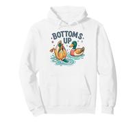 Jeu de Mots à Boire Bottoms Up Funny Duck Hunting Sweat à Capuche