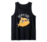 Jeu de Mots Amusant à Base de Poisson Oh My Cod Débardeur