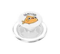 Jeu de Mots Amusant à Base de Poisson Oh My Cod PopSockets PopGrip pour MagSafe