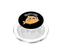Jeu de Mots Amusant à Base de Poisson Oh My Cod PopSockets PopGrip pour MagSafe