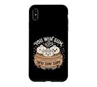 Jeu de Mots Amusant aux raviolis You Win Sum You Dim Sum Coque pour iPhone XS Max