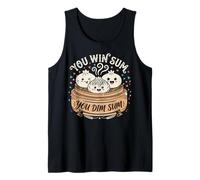 Jeu de Mots Amusant aux raviolis You Win Sum You Dim Sum Débardeur
