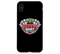 Jeu de Mots Amusant de Bowling pour Hommes, Adolescents, garçons, This is My Spare Coque pour iPhone XS Max