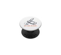 Jeu de Mots Amusant de Calligraphie pour écrire où Vous appartenez PopSockets PopGrip Adhésif