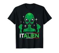 Jeu de mots amusant de l'Italie Alien - Cadeau italien T-Shirt