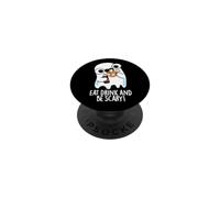 Jeu de Mots Amusant « Eat Drink and Be Scary » PopSockets PopGrip Adhésif