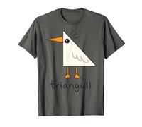 Jeu de Mots Amusant en Forme de Triangle et Mouette T-Shirt