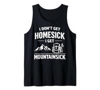 Jeu de Mots Amusant « I Don't Get Homesick I Get Mountainsick » Débardeur