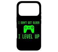 Jeu de Mots Amusant « I Don't Get Older I Level Up » Coque pour iPhone 17 Pro