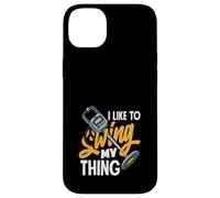 Jeu de Mots Amusant I Like to Swing My Thing Coque pour iPhone 14 Plus