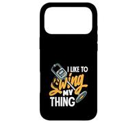 Jeu de Mots Amusant I Like to Swing My Thing Coque pour iPhone 17 Pro Max