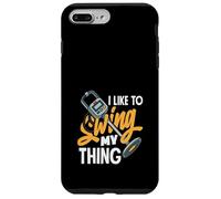 Jeu de Mots Amusant I Like to Swing My Thing Coque pour iPhone 7 Plus/8 Plus