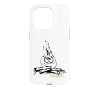 Jeu de Mots Amusant « I'm Burned Out » Coque pour iPhone 15 Pro