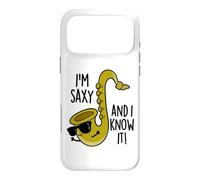 Jeu de Mots Amusant I'm Saxy and You Know It Coque pour iPhone 17 Pro Max