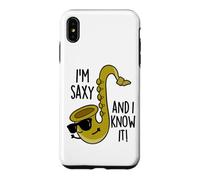 Jeu de Mots Amusant I'm Saxy and You Know It Coque pour iPhone XS Max