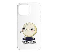Jeu de Mots Amusant Moonwalking Coque pour iPhone 16 Pro Max