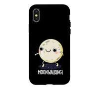 Jeu de Mots Amusant Moonwalking Coque pour iPhone X/XS