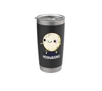 Jeu de mots amusant Moonwalking Gobelet isotherme en acier inoxydable double paroi