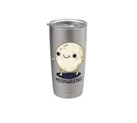 Jeu de mots amusant Moonwalking Gobelet isotherme en acier inoxydable double paroi