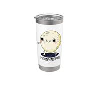 Jeu de mots amusant Moonwalking Gobelet isotherme en acier inoxydable double paroi