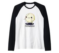 Jeu de Mots Amusant Moonwalking Manche Raglan