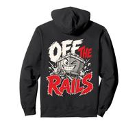 Jeu de Mots Amusant Off The Rails Sweat à Capuche