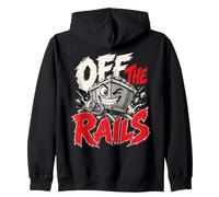 Jeu de Mots Amusant Off The Rails Sweat à Capuche