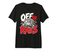 Jeu de Mots Amusant Off The Rails T-Shirt Haut de Gamme