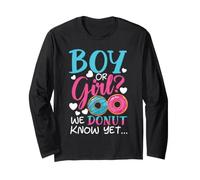 Jeu de Mots Amusant pour garçon ou Fille We Donut Know Yet Manche Longue