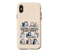 Jeu de Mots Amusant pour Les boulangers et Les Amateurs de Chats Coque pour iPhone X/XS
