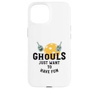 Jeu de Mots Amusant pour Pickleball d'halloween pour Les goules de Pickleball Coque pour iPhone 15