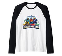 Jeu de Mots Amusant pour Planche à Neige, Snowboard, Snowboarder Manche Raglan
