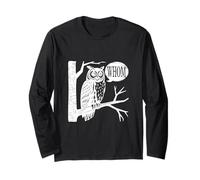 Jeu de mots amusant pour professeur anglais « Whom Owl Dad » Manche Longue