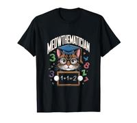 Jeu de Mots Amusant pour Professeur de mathématiques - Meowthematician T-Shirt Graphique avec Valeur