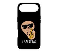 Jeu de Mots Amusant pour Saxophone I Play by Ear Coque pour iPhone Air