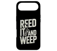 Jeu de Mots Amusant pour Saxophone Reed It and Weep Coque pour iPhone Air
