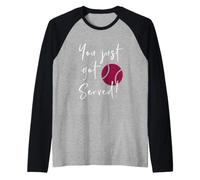 Jeu de Mots Amusant Que Vous venez de Vous Servir! Manche Raglan