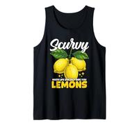 Jeu de Mots Amusant Scurvy When Life Doesnt Give You Lemons Débardeur