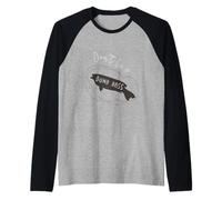Jeu de Mots Amusant sur la pêche, Humour de Poisson, Pêche Manche Raglan